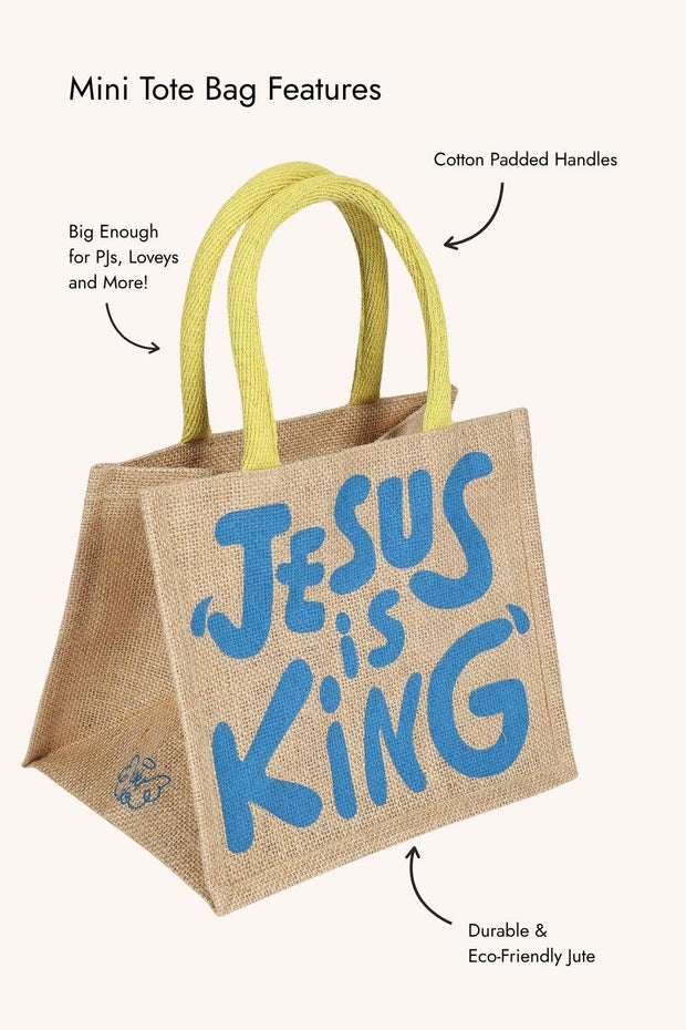 Jesus Is King Mini Tote Bag