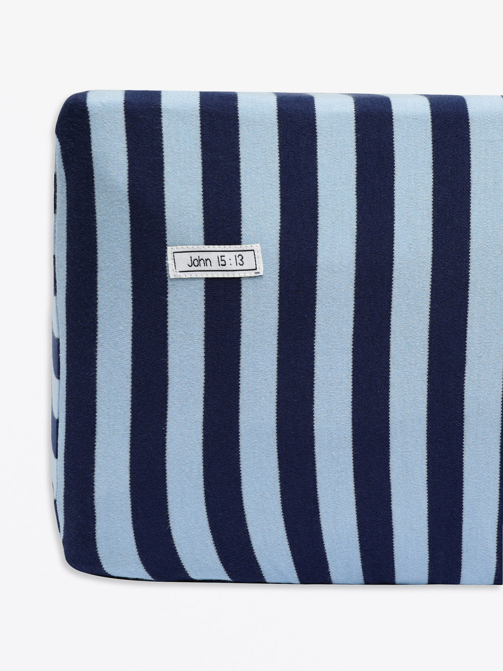 No Greater Love Blue Bedsheet Cotton