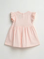 Baby Pink Prayer Pocket Twirl Dress Bodysuit | Short Sleeve
