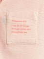 Baby Pink Prayer Pocket Bodysuit | Short Sleeve