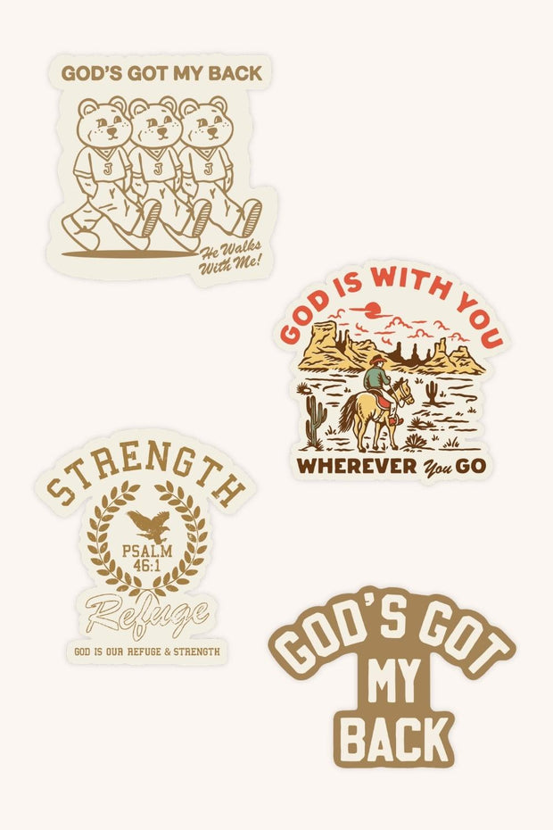 Strength Stickers - 4 Pack