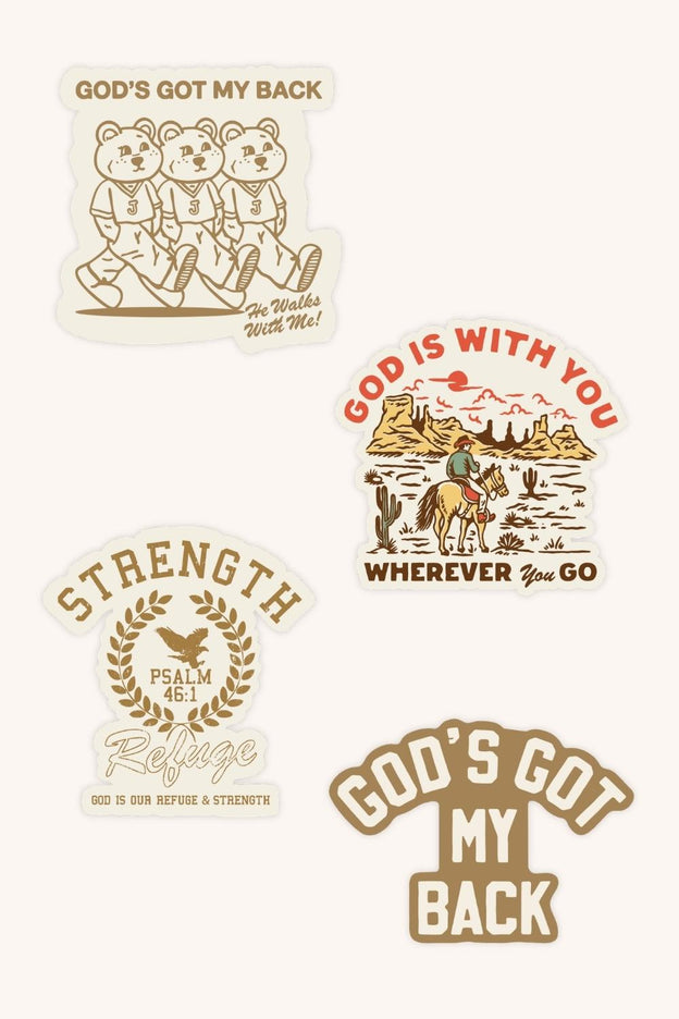 Strength Stickers - 4 Pack