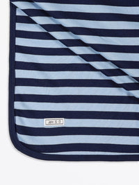 No Greater Love Blue Swaddle Cotton