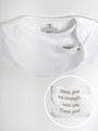 Baby White Prayer Pocket Bodysuit | Long Sleeve
