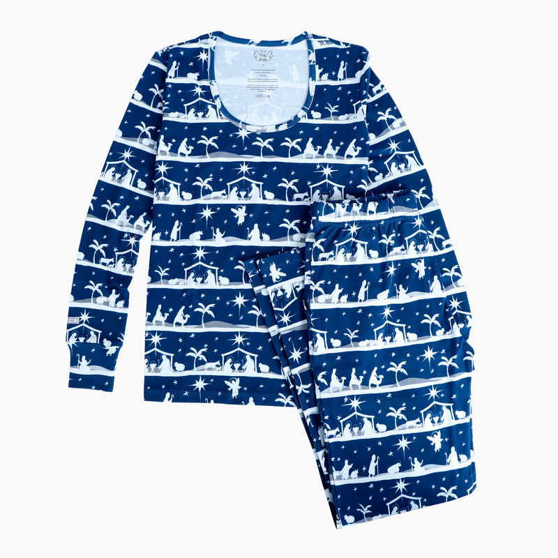 Starry Night Christmas Women's Pajama Set