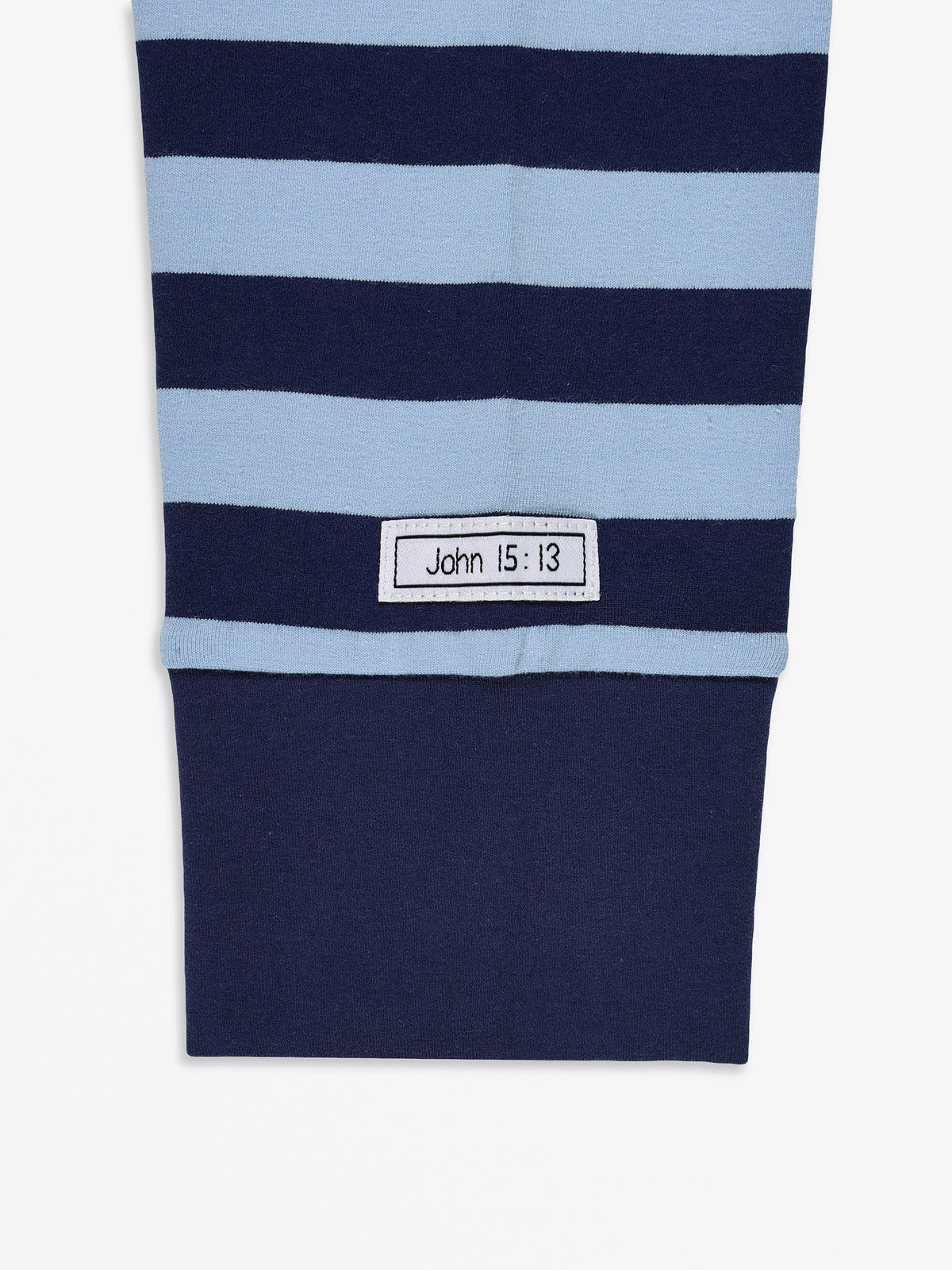 No Greater Love Blue Womens PJ Jogger Set Cotton