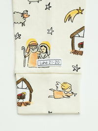 Away in a Manger Womens Jogger PJ Set Cotton