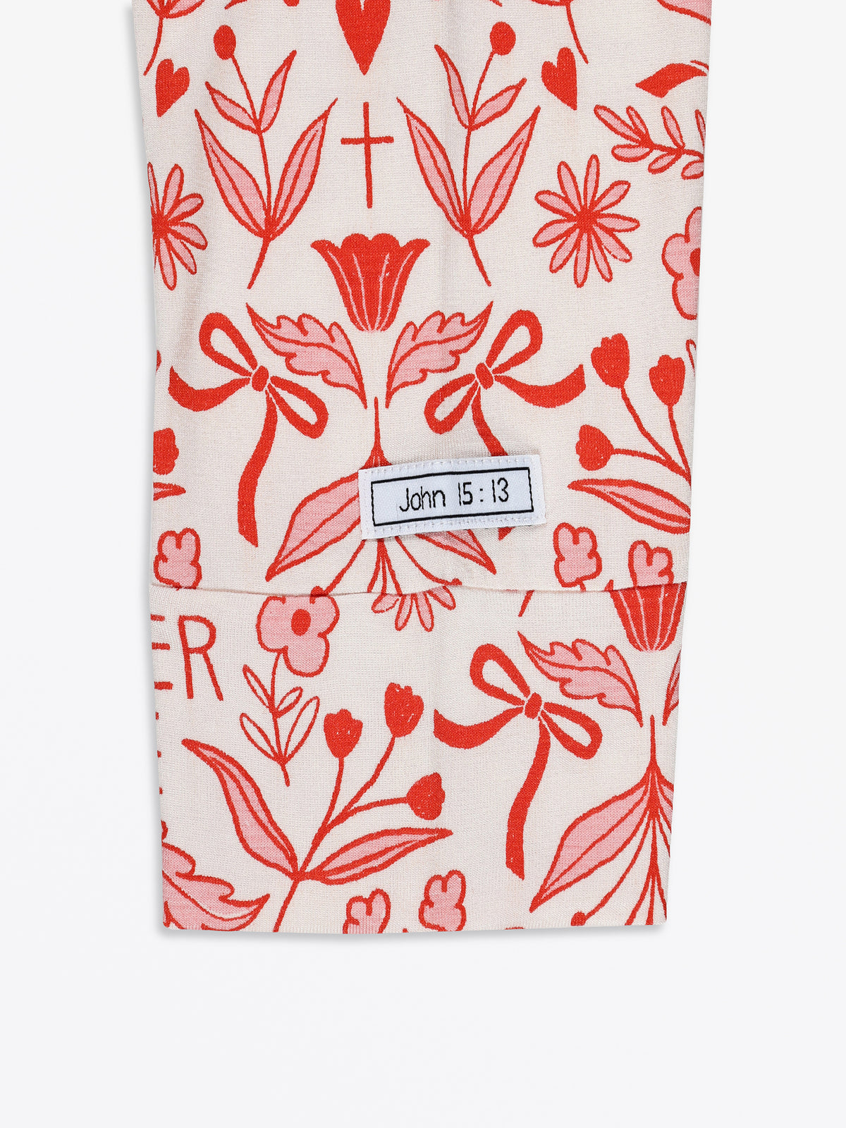 No Greater Love Pink Women's PJ Jogger Set Bamboo