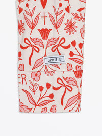 No Greater Love Pink Women's PJ Jogger Set Bamboo