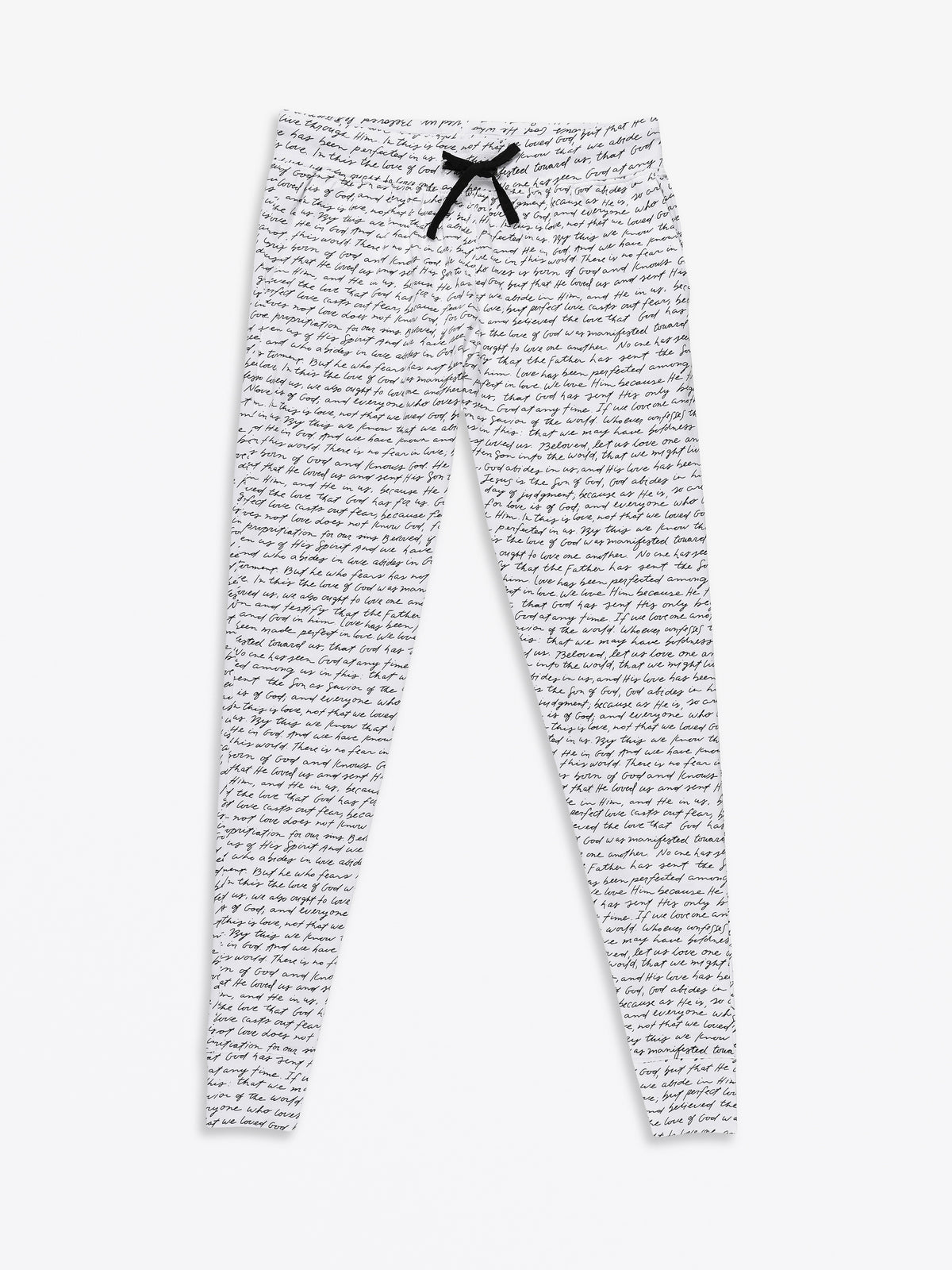 Love One Another Womens PJ Jogger Set Cotton