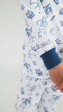 David & Goliath Blue PJ Long Sleeve Set Cotton