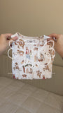 The First Noel PJ Footless Onesie Bamboo