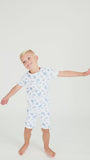 David & Goliath Blue PJ Shorts Set Cotton