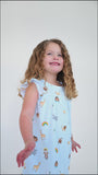 Noah and the Ark PJ Girls Nightgown Polyester