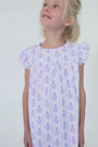 God is With You Floral PJ Girls Nightgown Polyester