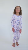 Armor of God Pink PJ Long Sleeve Set Bamboo