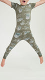 Armor of God Green PJ Short Sleeve Set Bamboo