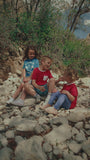 Kids Shine Red Prayer Pocket T-Shirt | Short Sleeve