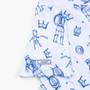 David & Goliath Blue PJ Shorts Set Cotton